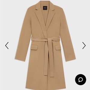 Theory Wool Cashmere Coat (Size S). Wool 90% / Cashmere 10%